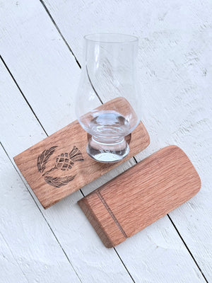 Barrel Oak Glass Holders - Single