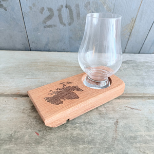 Barrel Oak Glass Holders - Single