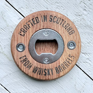 Barrel Oak Bottle Opener Magnets