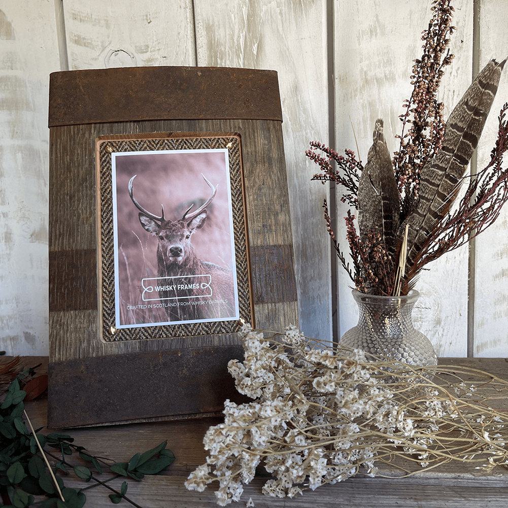 Whisky Barrel Photo Frames Personalisable & Handmade from Rustic Oak ...