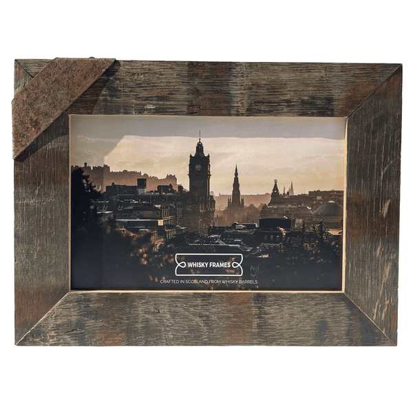 Whisky Barrel Photo Frames Personalisable & Handmade from Rustic Oak ...