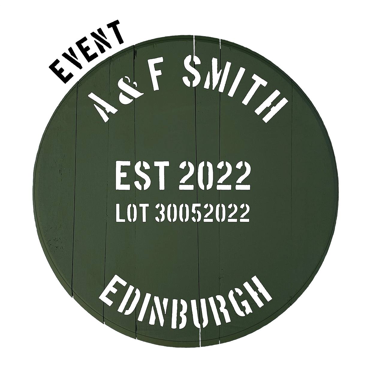 Painted Cask End - Event